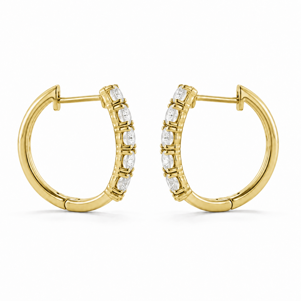 Pendientes Huggie Illusion Lumen