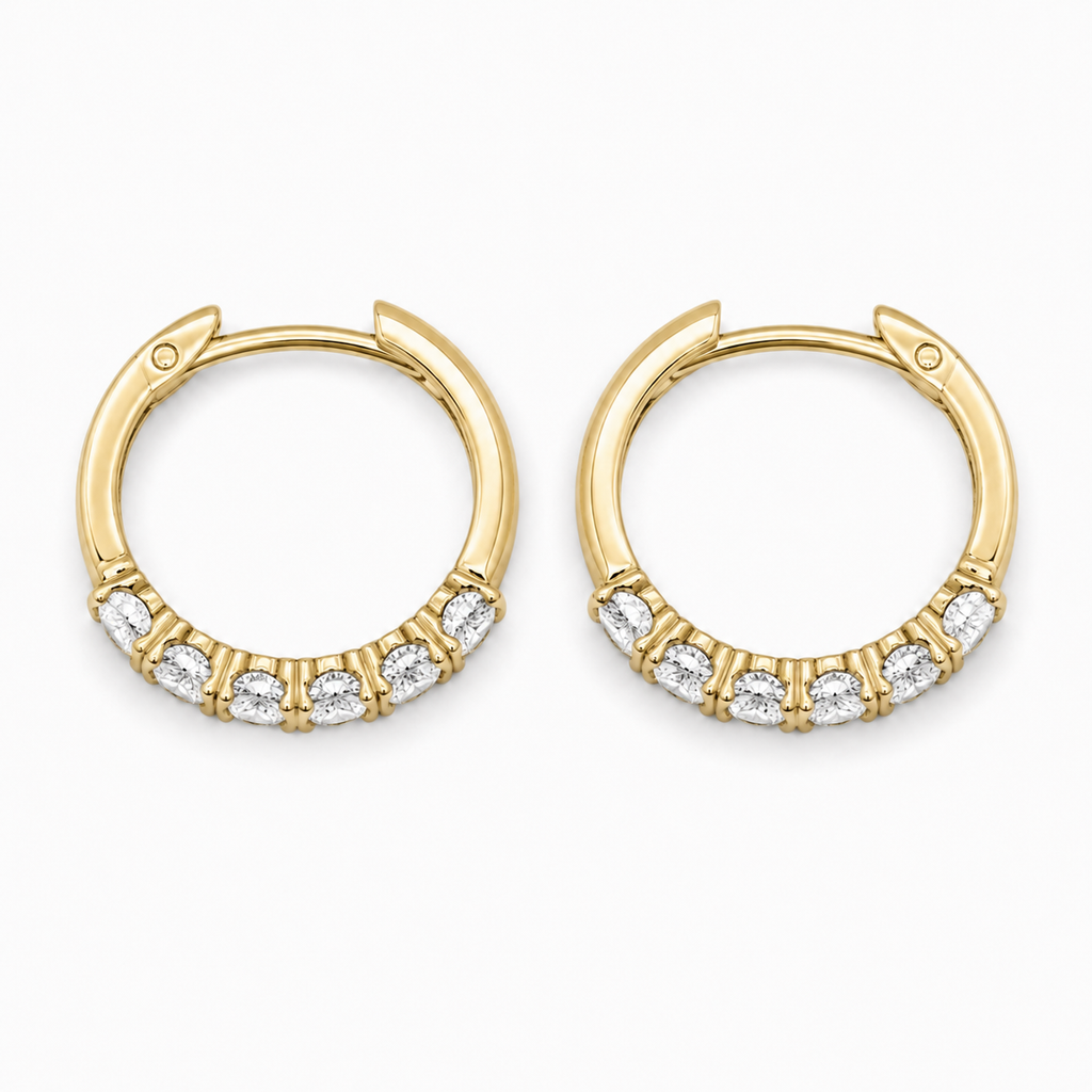 Pendientes Huggie Illusion Lumen