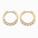 Pendientes Huggie Illusion Lumen