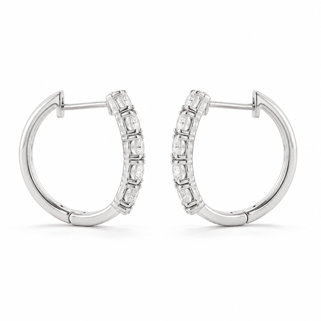 Pendientes Huggie Illusion Lumen
