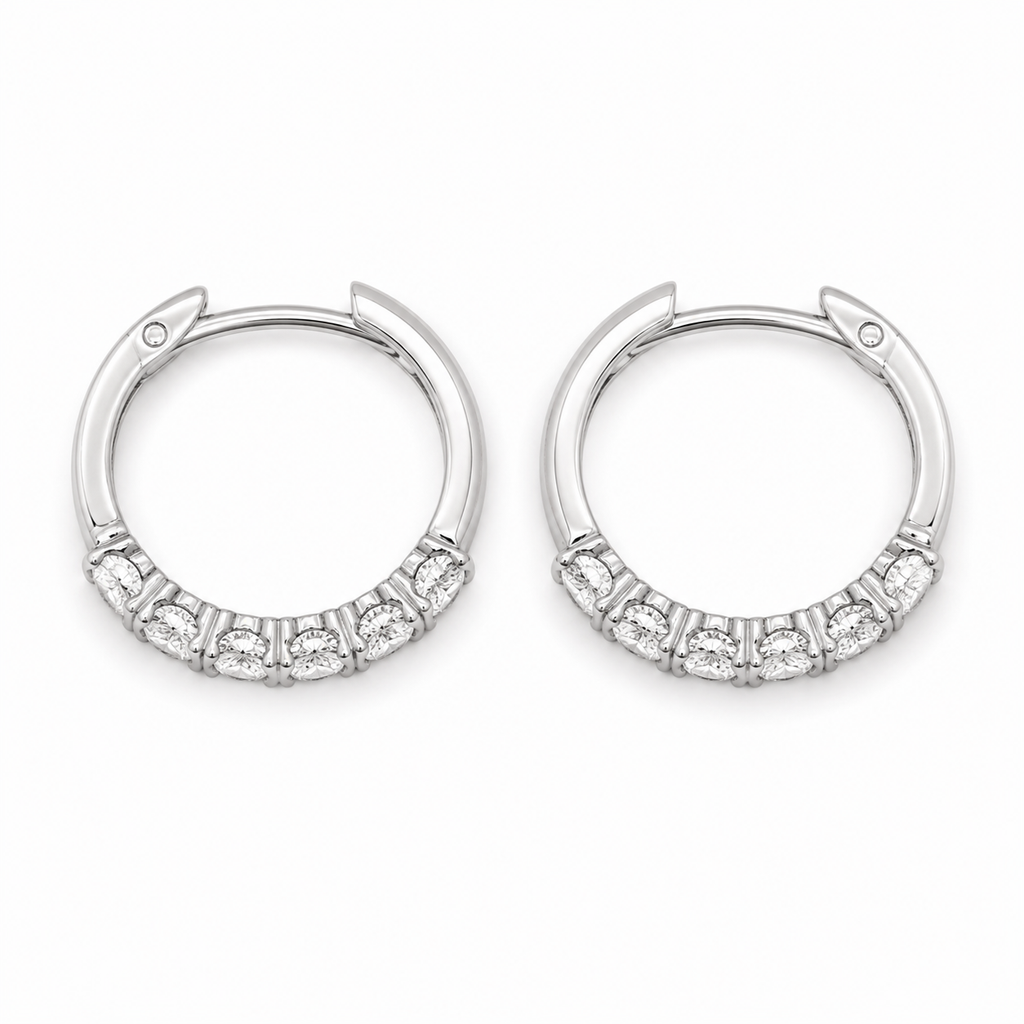 Pendientes Huggie Illusion Lumen