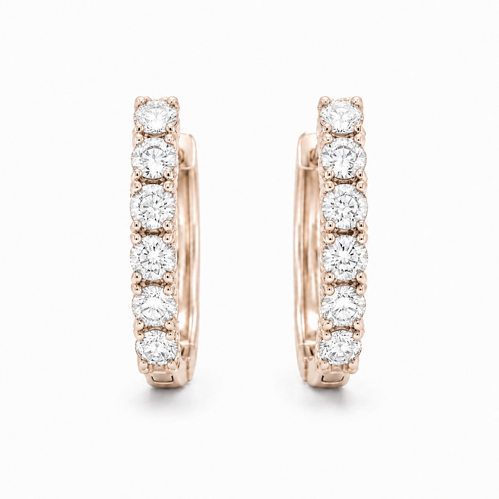 Pendientes Huggie Illusion Lumen