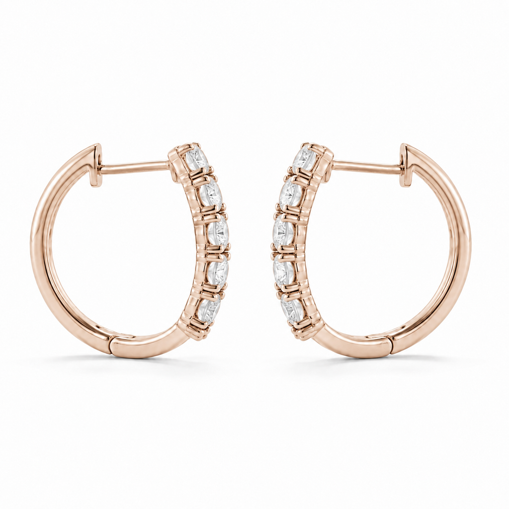 Pendientes Huggie Illusion Lumen