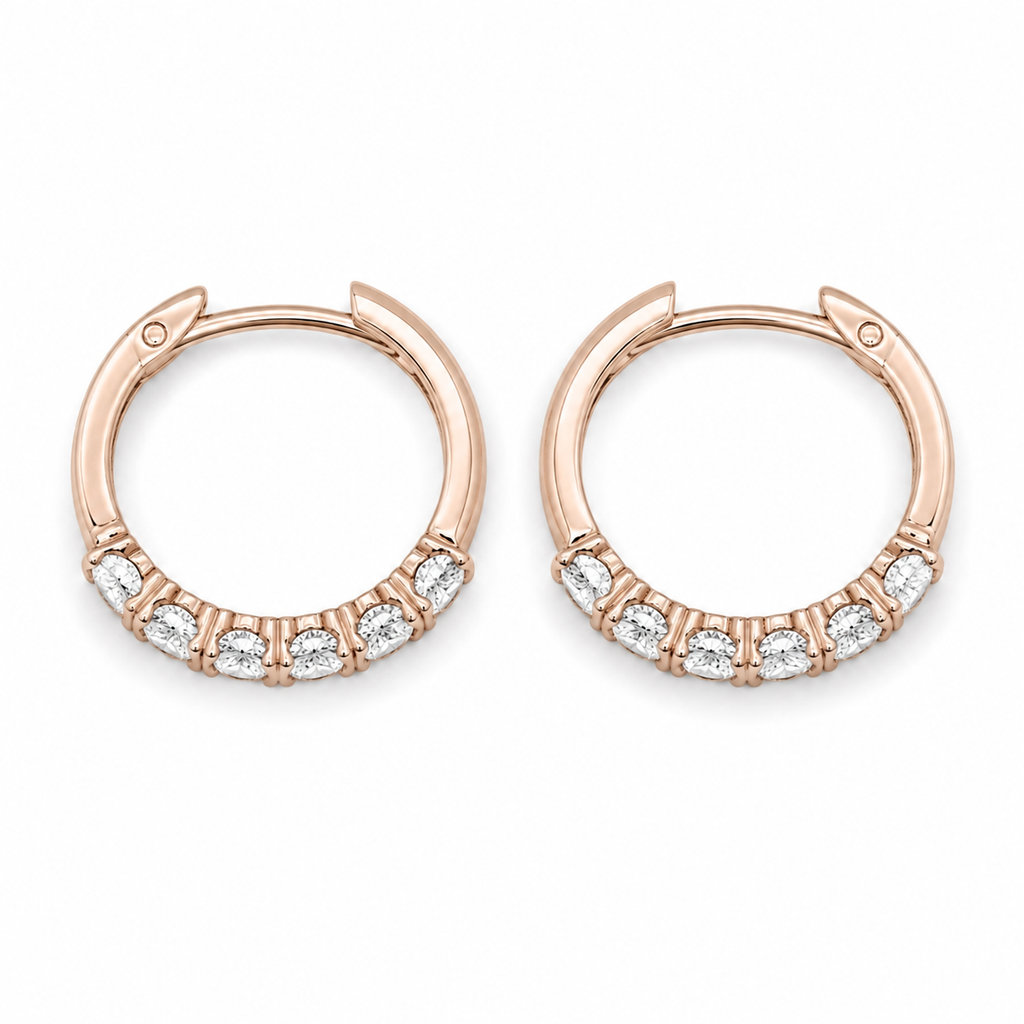 Pendientes Huggie Illusion Lumen