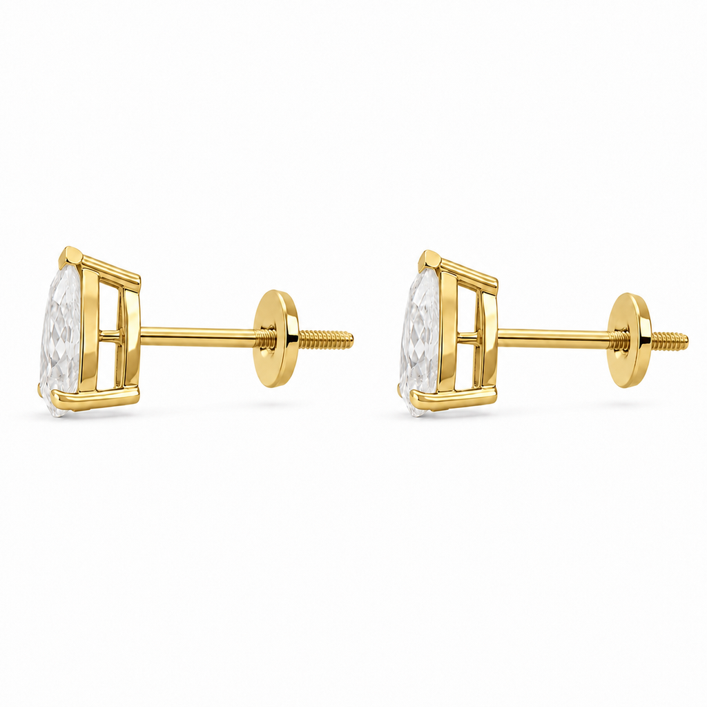Pendientes de diamantes Pear Lumen