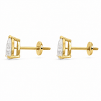 Pendientes de diamantes Pear Lumen