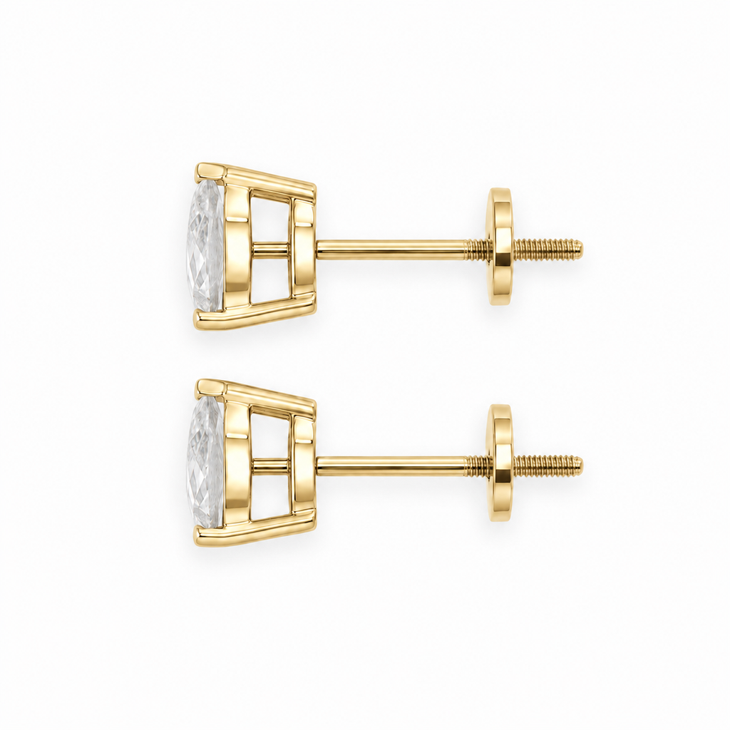 Pendientes de diamantes Pear Lumen