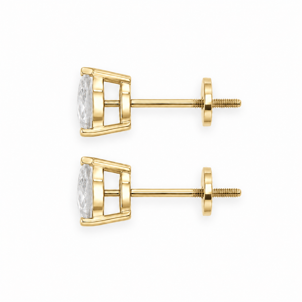 Pendientes de diamantes Pear Lumen