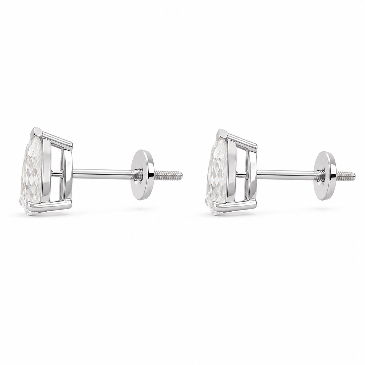 Pendientes de diamantes Pear Lumen