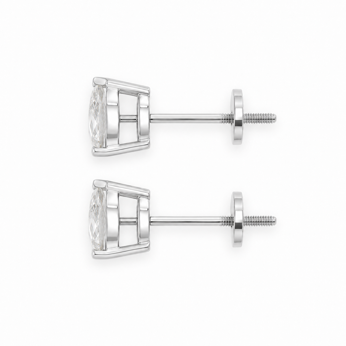 Pendientes de diamantes Pear Lumen