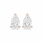 Pendientes de diamantes Pear Lumen