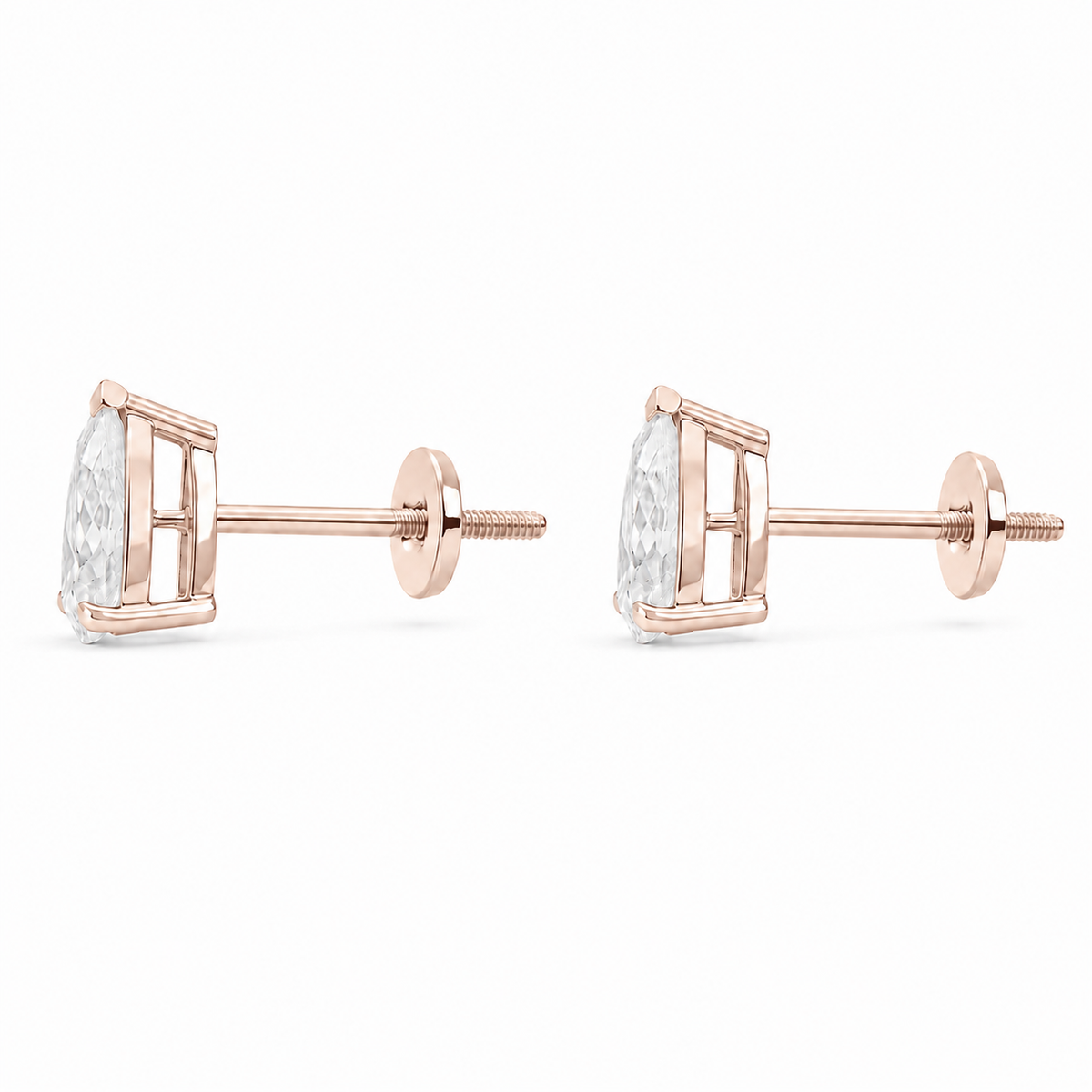 Pendientes de diamantes Pear Lumen