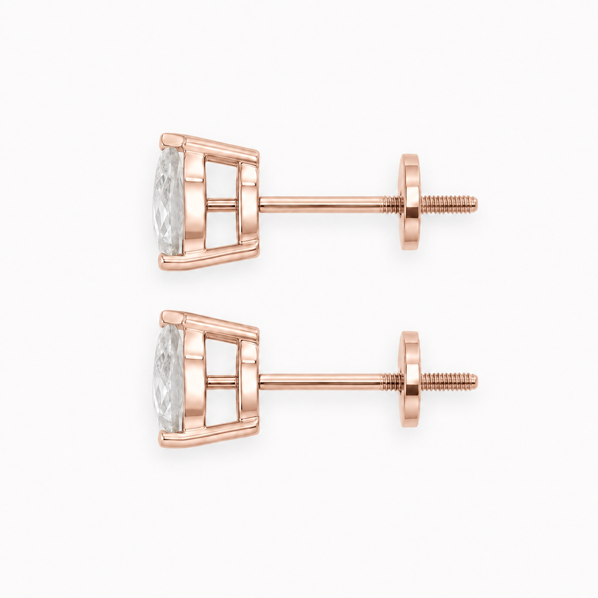 Pendientes de diamantes Pear Lumen