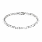 Pulsera rivière cesta cuadrada de diamantes Lumen