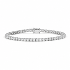 Pulsera rivière cesta cuadrada de diamantes Lumen
