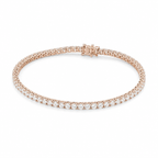 Pulsera rivière cesta cuadrada de diamantes Lumen