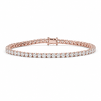 Pulsera rivière cesta cuadrada de diamantes Lumen